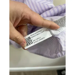 Old Navy Stripe Smocked‎ Mini Dress Cotton Poplin Purple Cottagecore Size Large thumbnail 8