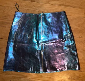 Forever 21 Holographic Skirt + 🆓🎁 thumbnail 1