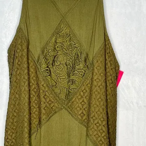 Xhilaration Dress Olive Green Sleeveless Lined Plus New XXL thumbnail 3
