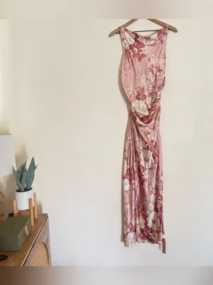 NWT reformation floral casette Silk Maxi Dress thumbnail 6