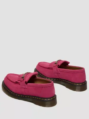 Dr. Martens Adrian Snaffle Loafers Fuchsia Pink Womens Size 10 Nubuck NWOB thumbnail 5