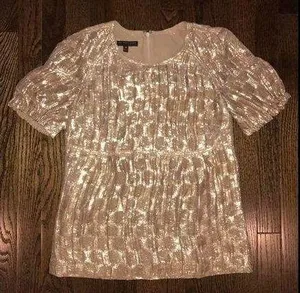 Burberry Shirt, Gold, Size 40 thumbnail 1