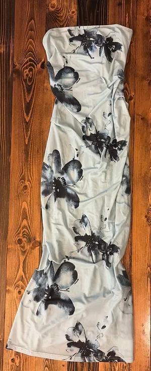 Pepper mayo Field of Dreams Blue Maxi Dress thumbnail 2