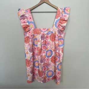 Tuckernuck x Cameran Eubanks Wimberly Folly Floral Hazel Linen Dress Size Large thumbnail 6