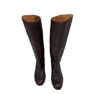 Vero Cuoio Riding Leather Dark Brown Boots Womens |US 8.5 thumbnail 10