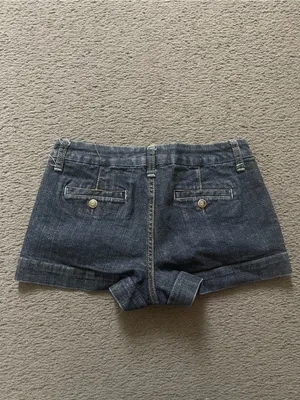 American Rag Dark Blue Denim Jean Shorts thumbnail 2