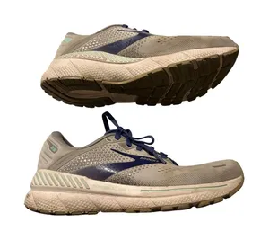 Brooks‎ Adrenaline GTS 22 Running Shoes Grey Blue Stability Sneakers Womens 7.5 thumbnail 1