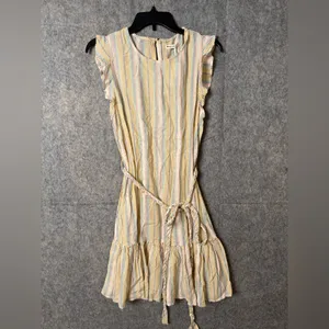 Marine Layer Women's Small New Laney Mini Dress‎ Beachy Stripe thumbnail 2