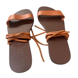 J.Crew Carsen made-in-Italy lace-up sandals in leather 6 thumbnail 2