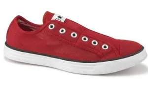 Converse Chuck It Red Mesh Slip on sneakers size 6 thumbnail 1