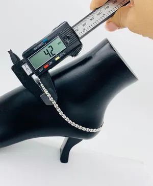 ❤️ Sterling Silver 925 Ankle Bracelet 10” ❤️ thumbnail 5