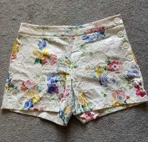 Anthropologie Elevenses Floral Shorts - 2 thumbnail 1