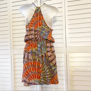 Jodi Kristopher Colorful Spring/SummerSpaghetti strap SundressSmall Boho Artsy Vacation Travel thumbnail 5