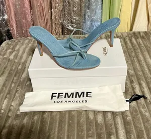 Femme LA Sicilian Slipper - Denim thumbnail 1