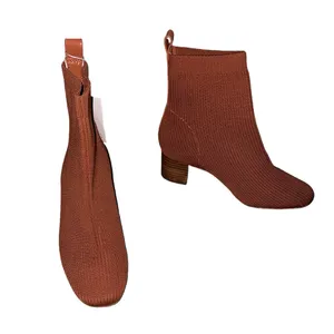 NWT Joie Neely Knit Stretchy Block Heel Sock Ankle Boot thumbnail 9