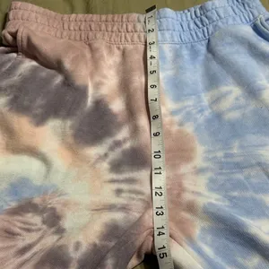 American Eagle Pastel Tie-Dye Joggers Sweatpants Women’s Medium thumbnail 8
