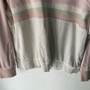 Supreme‎ Y2k Velour Rugby Shirt Pink White Striped Embroidered Logo Size S thumbnail 4