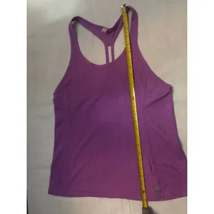 Under Armour Fitted Y Racerback Tank Top S Vented Activewear Athleisure Casual thumbnail 9