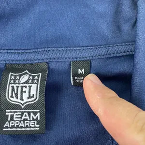 New England Patriots 1/4 Zip Shirt Mens Medium Blue Dri-Fit NFL Team Apparel thumbnail 4