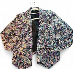 ✨Retro Y2K Watercolor Blazer✨Size M thumbnail 5