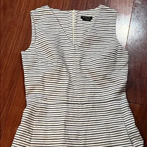 Massimo Dutti striped shift dress sleeveless thumbnail 3