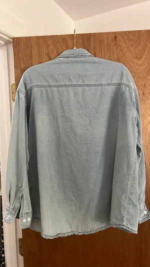 Oversized Jean shirt Blue Size L thumbnail 3