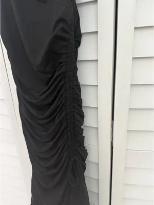 Princess Polly Black Midi Dress thumbnail 6