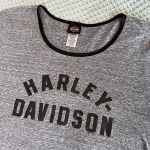 Harley Davidson Tee Shirt Womens XL Extra Large Gray Big Barn Des Moines Biker thumbnail 1