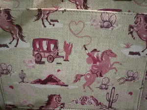 VIRAL Betsey Johnson pink horse rodeo western bag thumbnail 8