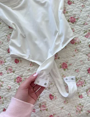 White Tank Bodysuit thumbnail 3