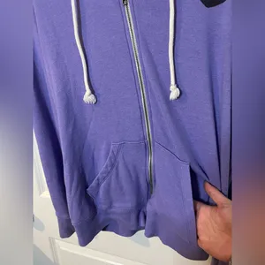 PINK by Victoria’s Secret Y2K Oversized Preppy Pockets Hooded Full Zip Jacket M thumbnail 14