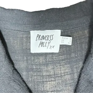 Princess Polly Short Sleeve Black Ashens Romper Size 2 thumbnail 4