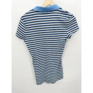 Tommy Hilfiger Womens Striped Y2K Polo Size S Academia Preppy Heritage‎ thumbnail 2