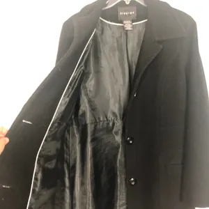 Braetan Womens Long Old Money Wool Pea Coat Large Formal Professional Outdoors thumbnail 6