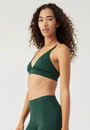 Outdoor Voices Sculpt Hi Apex Bra - Pine Green - S thumbnail 1