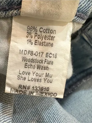 Show Me Your Mumu Woodstock Flare Bell Bottom Jeans Size‎ 28 Echo Wash thumbnail 13