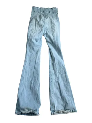 FREE PEOPLE Light Wash High Waist Flare Jeans Size 27 thumbnail 2