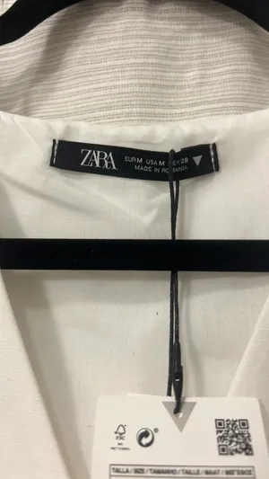 ZARA White Midi Dress thumbnail 3
