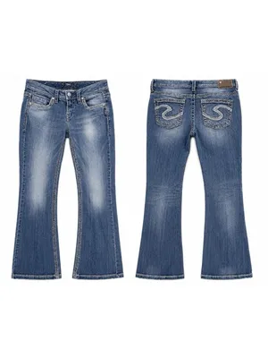 Silver jeans Lola low rise bootcut flare denim jeans pants Y2K (actual 31x30) thumbnail 2