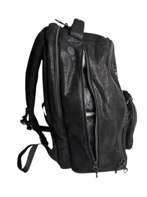 Rebel Athletic 𒀭Dream Bag Cheerleading Backpack 𒀭Expandable Cheer Bag 𒀭 Black thumbnail 6