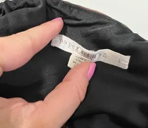 Paper Crown Tan Vegan Leather Leggings Size Small $218 thumbnail 5