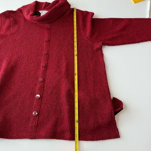 Multiples Merlot Cowl Neck Sweater Size XL thumbnail 10