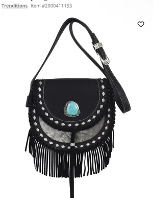 Trenditions Women's Catchfly Hairon Fringe Crossbody Bag thumbnail 1