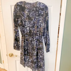 NEW with Tags Parker NWT Bluebonnet Asymmetrical Dress, Size X-Small, MSRP $398 thumbnail 6