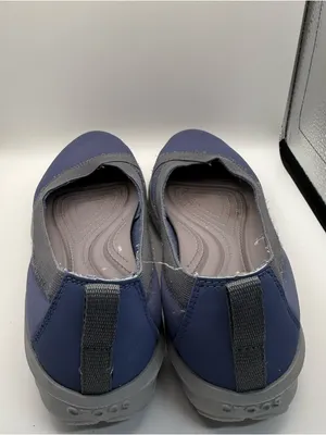 Crocs Busy‎ Day Stretch Ballet Flat Navy Blue Black Comfort Slip On Casual W7 thumbnail 4