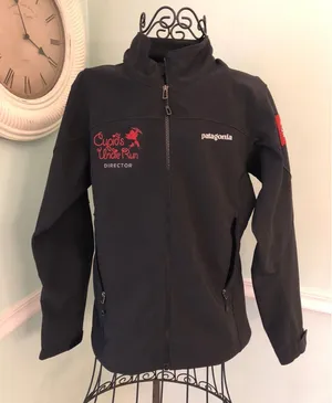 Patagonia Adze Polartec Windbloc Soft Shell Zip Front Jacket Sz S Black‎ Logo thumbnail 1