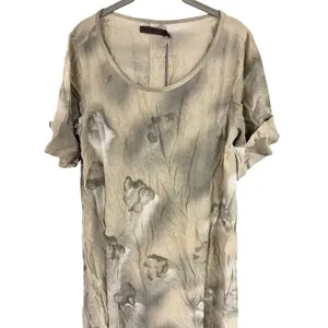 Free People x Nicholas K Jaoa Shirt Shift Midi Dress Medium Green Tie Dye thumbnail 5