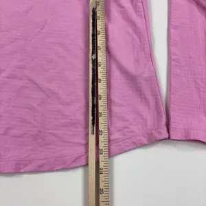 IBKUL Shirt Womens Small Pink Long Sleeve 1/4 Zip Mock Neck UPF 50+ Golf Top thumbnail 4