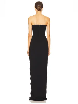 Sau Lee Florence Dress in Black Size 4 SAULEE $650 thumbnail 3