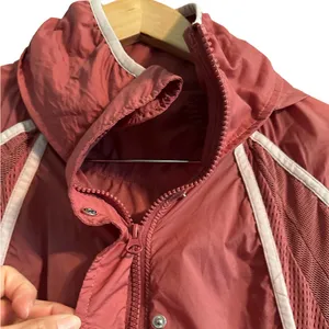 Free People FP Movement Track Jacket Zip Up Windbreaker Athleisure Dusty Pink thumbnail 3